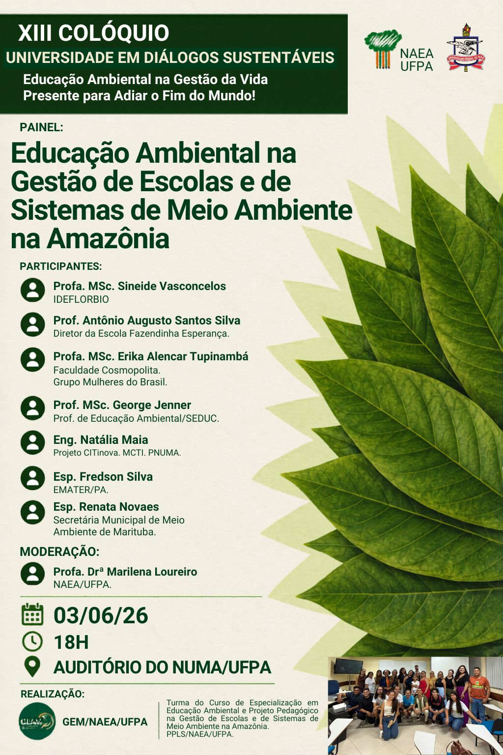 13º Colóquio UFPA
